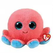 Beanie Boo Reg Sheldon Coral Octopus