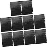 [HAPINARY] Stamp Collection Book 10 Sheets Standard Stamp Pages Black Back for Safe Storage of Forever Stamps
