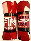 President Trump 2020 Keep America Great + FNN Red Beach Towel (2 Towels Total )