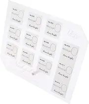 VINTORKY Nail Art Display Board Convenient Holder for Nail for Salons Personal Use Lightweight Design with Stand for Easy Display
