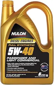 Nulon Full Synthetic Petrol & Diesel Engine Oil 6L 5w40 SYND5W40-SIX
