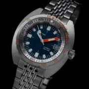 Seestern Dark Blue Vintage Sub 300 V3 42mm Automatic Men Diver Watch NH35A WR200