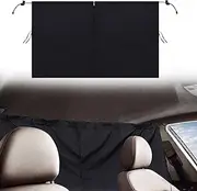 Car Divider Curtains Sun Shade, Car Privacy Curtains -Privacy Travel Wide Sedan SUV Sunshade Screen Covers for Nap Night Car Camping Baby Sleeping Detachable Simple Curtain