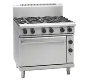 Waldorf 800 Series RNL8610GE - 900mm Gas Range Electric Static Oven Low Back Version