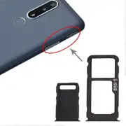 SIM Card Tray + SIM Card Tray + Micro SD Card Tray for Nokia 3.1 Plus Blue