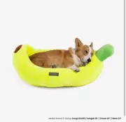 Nandog Pet Gear Fun Specialty Dog And Cat Bed Collection Banana . ￼