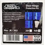 Rock Stopperz Door Hinge Protection Kit - Compatible with Jeep Wrangler JK/JKU - 2 or 4 Door (2007-2017. Coverage for 5 Doors Total)