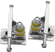 1 Pair Skateboard Bridge Bracket Skateboard Storage Rack Skateboarding Light Skateboard Organizer Skateboard Trucks Skateboard Truck for Skateboarders Silver Aluminum Alloy