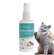 Deodorizing Spray For Pets,100ml Pet Odor Body Eliminator | Long-Lasting Cat Conditioner Refreshing Scent, Dog Calming Deodorizer For Puppies Kittens