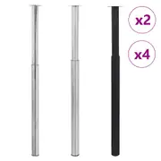 2/8/16x Telescopic Table Legs Trestles 710 mm-1100 mm Multi Colours vidaXL