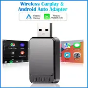 2 in 1 Wireless CarPlay Adapter Wireless Android Auto Adapter for Audi Mercedes