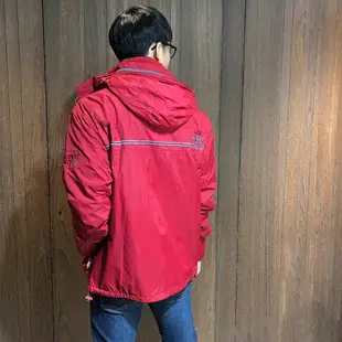 美國百分百【Superdry】極度乾燥 Arctic 風衣 連帽 防風外套 夾克 刷毛 男 紅色 L號 J950