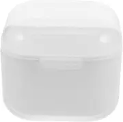 Beatifufu Nail Art Tweezer Cleaner Box Reusable Plastic Soaking Tray Nail Tool Cleaning Supplies