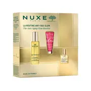 Anti-aging glow routine set Nuxe: Super Serum [10] Vegan Anti-Aging Day & Night Serum for Face & Neck 30ml + Merveillance Luminous Firming Cream for F