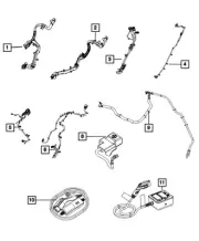 Genuine Mopar High Voltage Wiring 68593176AB