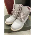 正版 TIMBERLAND 7號 藕紫色短靴 女用 9成新