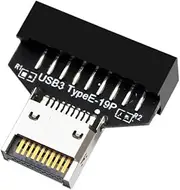 Fulillanlun USB3.2 Type-E 20Pin to USB 19P Chassis Front USB Type A Type C Extension Adapter for Desktop Motherboard