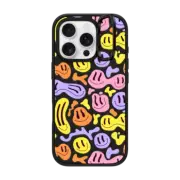 iPhone 16 Pro Impact Ring Stand Case MagSafe Compatible Wavey Faces by SOFE Store
