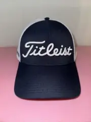 Titleist Pro Golf Hat Cap Navy Blue White Embroidery SnapBack Mesh New W/ Tags!!