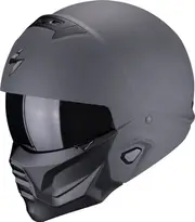Scorpion EXO-Combat II Graphite, modular helmet , color: Matt-Dark Grey , size: M