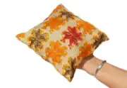 Polyester Printed Handmade Cushion Cover - Small Fall theme- 12" x 12"