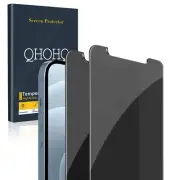 QHOHQ [2 Pack] Privacy Screen Protector for iPhone 12 Pro Max 6.7 Inch, Anti-...