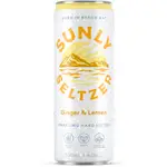 Sunly Seltzer Ginger & Lemon Can 330mL
