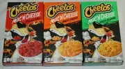 (3) Cheetos Mac 'n Cheese Flamin Hot, Cheesy Jalapeño And Bold And Cheesy - NEW!