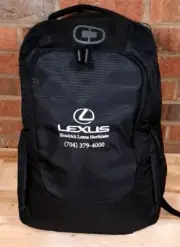 OGIO Laptop Backpack Black Hendrick Lexus Travel Bag NEW