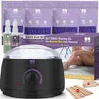 BLITZWAX Brazilian and Bikini Waxing Kit for Women, Hard Wax Warmer for Face,...