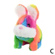 Easter Electric Plush Rabbit Toy Interactive Handmade Bunny Toy Kid Gift