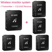 Wireless in Ear Monitor System 2.4G Stereo IEM System Transmitter Receiver D6G9