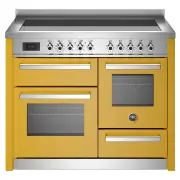 BERTAZZONI Pro 1100mm Cooker 5 Zone Induction, Electric Triple Oven - Yellow PRO115I3EGIT