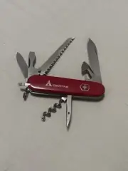 Swiss Army Knife New Condition No Box With CAMPING Advertisement Logo