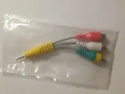 NEW 3 to 1 Audio Video AV Composite Adapter Cable for TV 3 RCA to 3.5mm
