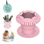 CJISN Collapsible Brush Cleaning Rinse Cup, Brush Holder with Palette and Cle...