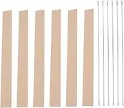 6pcs Sealer Heating Strips Kit High Temperature Cloth Elements for Hand Pressure Sealing Machines Easy Installation Compatible with Various Sealers