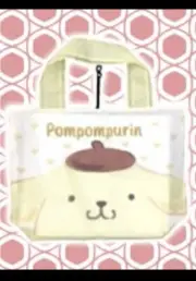 NEW Sanrio Japan PomPomPurin Eco Reusable Tote Foldable Bag Shopping