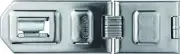 ABUS Diskus Hasp 140/190 - Device for Padlocks - with Double Joint for Opening Doors and Corner Solutions - 05316 - ABUS Security Level 8 - Silver