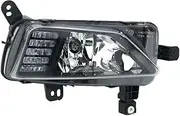 1 Pair Car DRL LED Daytime Running Light Fog Lamp Sequential Yellow Turn Signal Function 12V Compatible With VW Polo 2018 2019