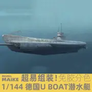 3D Printed 1/144 WWII German Submarine U96 Unpainted Model Kit HOT
