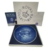 2016 Royal Copenhagen Danish Porcelain Blue Collectible Christmas Plate