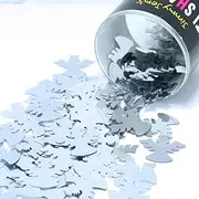 Confetti Angel w/Halo Silver - 3 Half Oz Bags (1.5 oz) #9546
