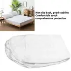 (Pure Color 150x200+45)Waterproof Mattress Protector Polyester Fitted Sheet AU