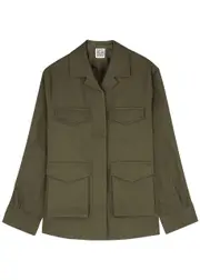 Totême Cotton Jacket - Khaki - 6 6
