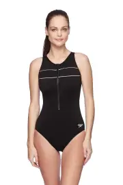 Speedo WomensSpirit Turbo Suit Af - Black/White - 14
