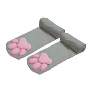 ANYSOX 1 Pair Gray Free Size Women High Socks Stockings Lingerie 3D Cat Claw Long Socks Thigh High Compression Stockings