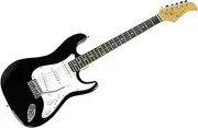 New Karrera Electric Guitar Music String Instrument Black