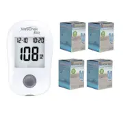 VivaChek Eco Blood Glucose Test Meter + 200 Strips Factory Sealed Exp. 12.2025