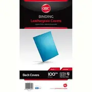 GBC Ibico Binding Cover Leathergrain 300GSM A4 Blue Pack 100